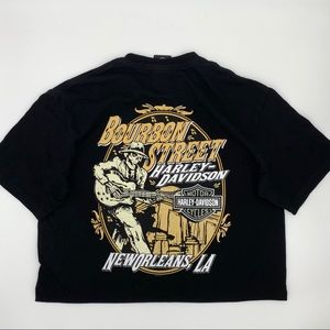 Harley Davidson T-Shirt Bourbon St French Quarter